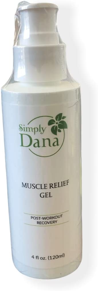 Simply Dana Muscle Relief Gel - Post Workout Recovery 4 fl oz. (120ml)